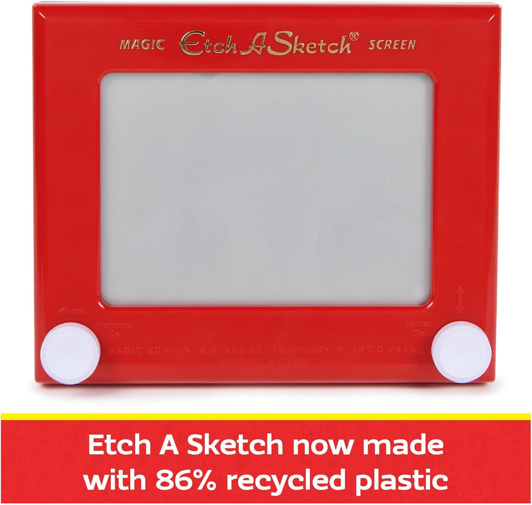 Etch A Sketch - Original Magic Screen - Magnettafel für Kinder - aus 86% recyceltem Kunststoff - Kre