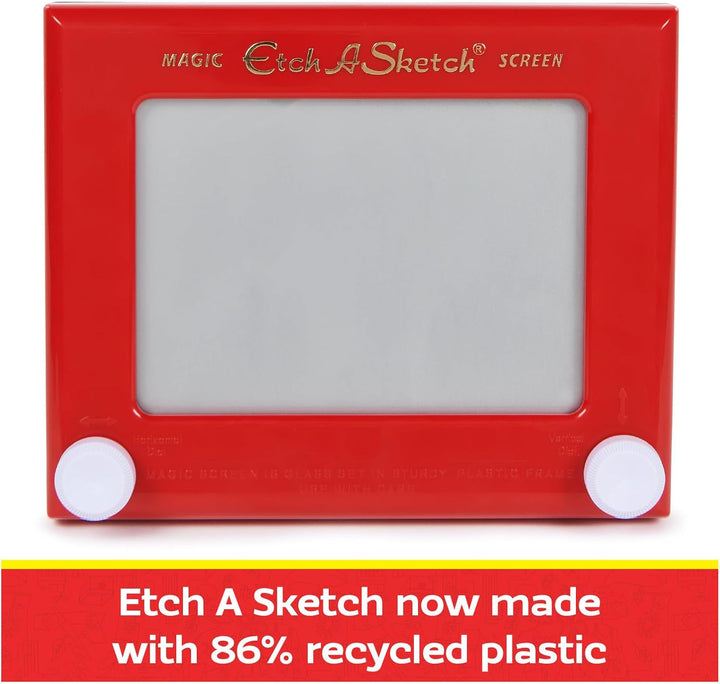 Etch A Sketch - Original Magic Screen - Magnettafel für Kinder - aus 86% recyceltem Kunststoff - Kre