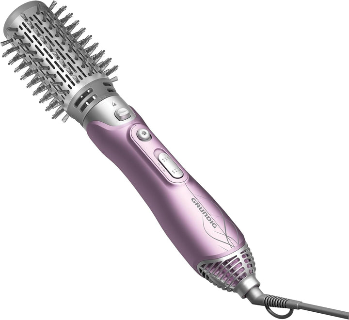 GRUNDIG HS 6220 Volumen- und Lockenstyler, 1100W, 3 Thermobürsten, Keramikbeschichtung mit Pink-Lotu