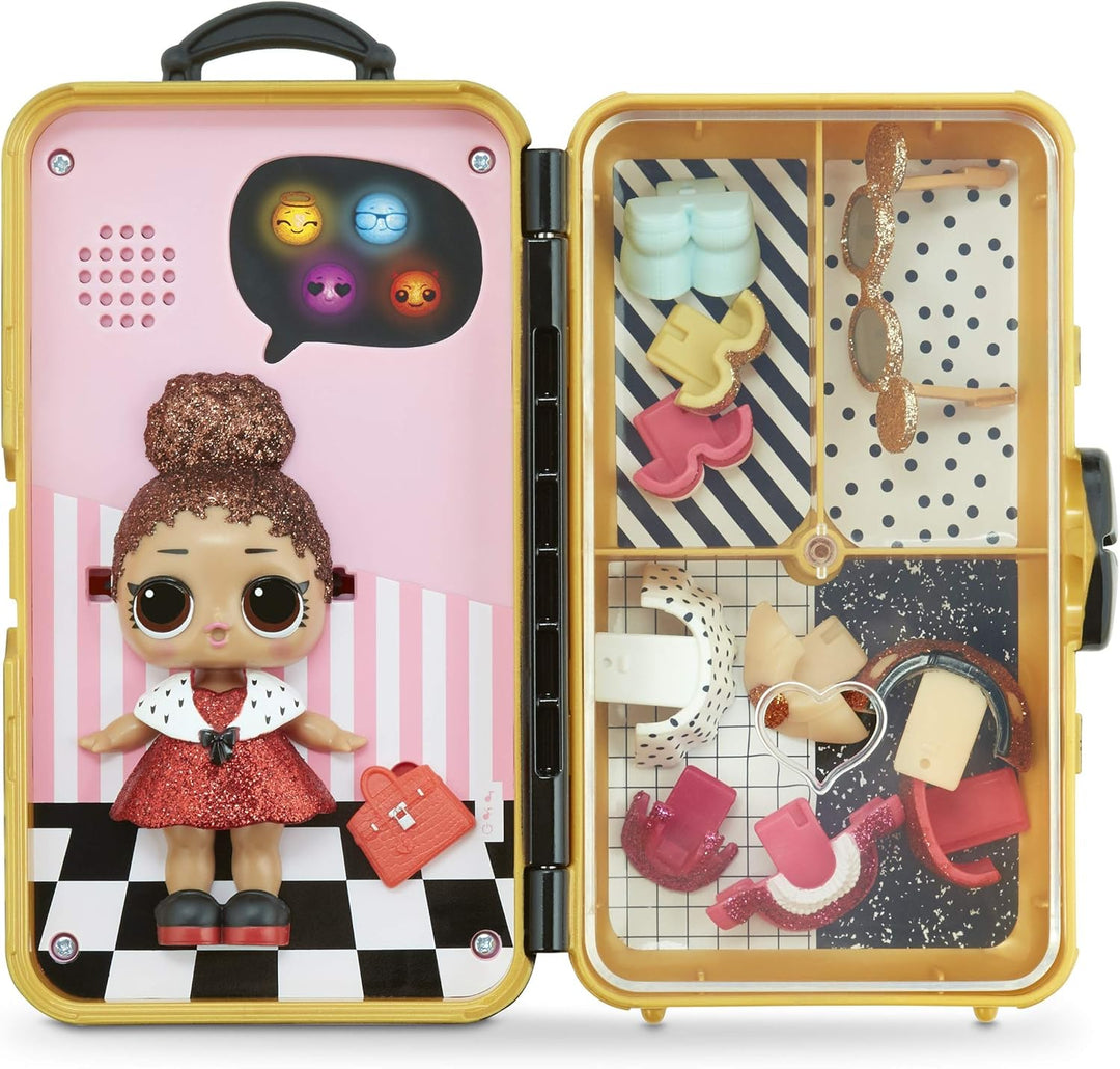 L.O.L. Surprise! 560418 L.O.L Style Koffer Boss Queen Interactive Surprise, Mehrfarbig