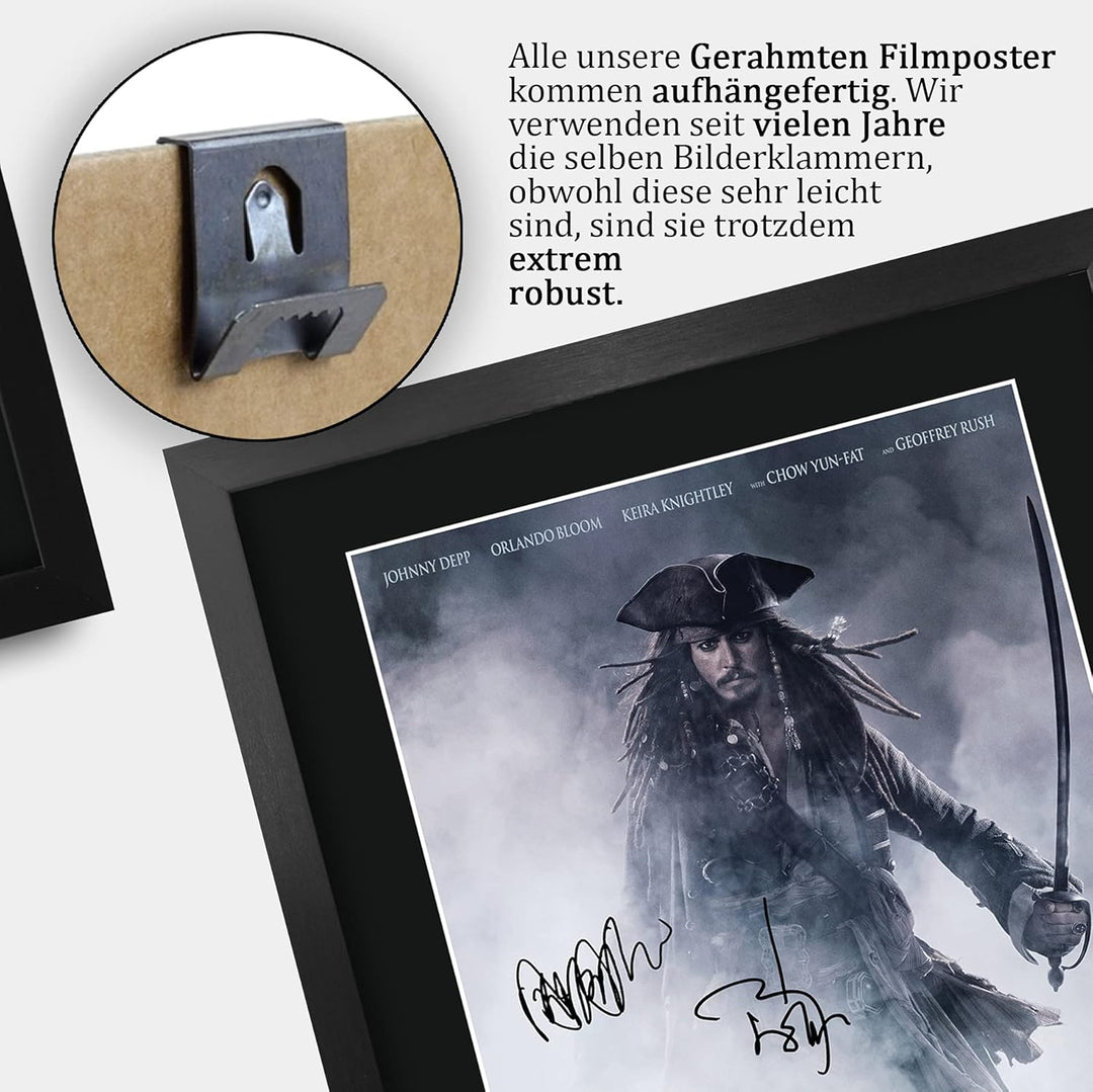 HWC Trading FR A3 Pirates of the Caribbean 3 At World's End Jonny Depp Geschenke Geduckter Poster Si