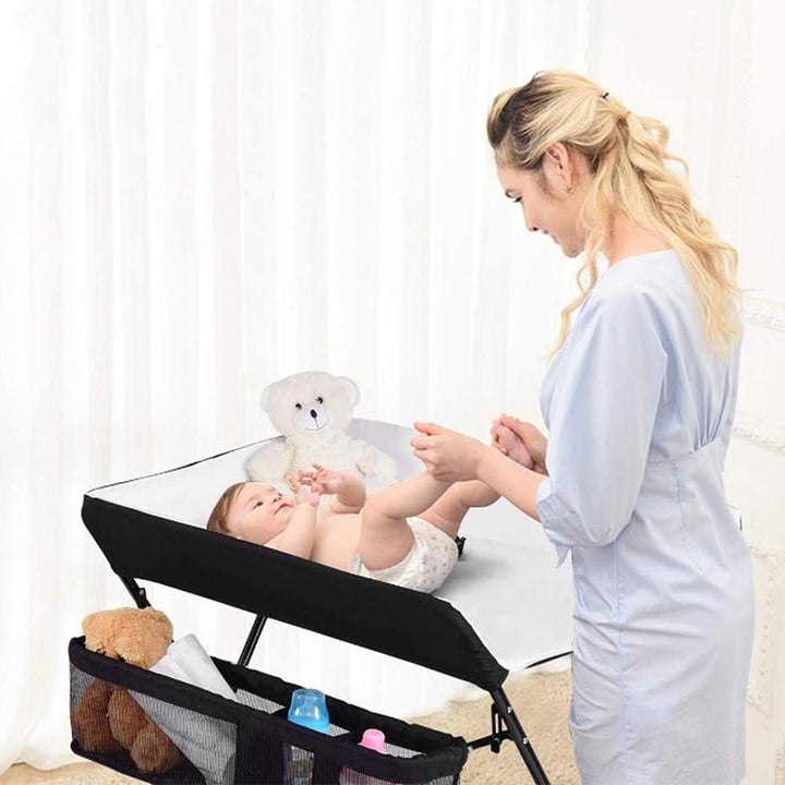 Wickeltisch, 3-in-1, Wickelkommode für Baby, von Geburt bis 12 Monate (bis 25 kg), Wickeltisch, falt