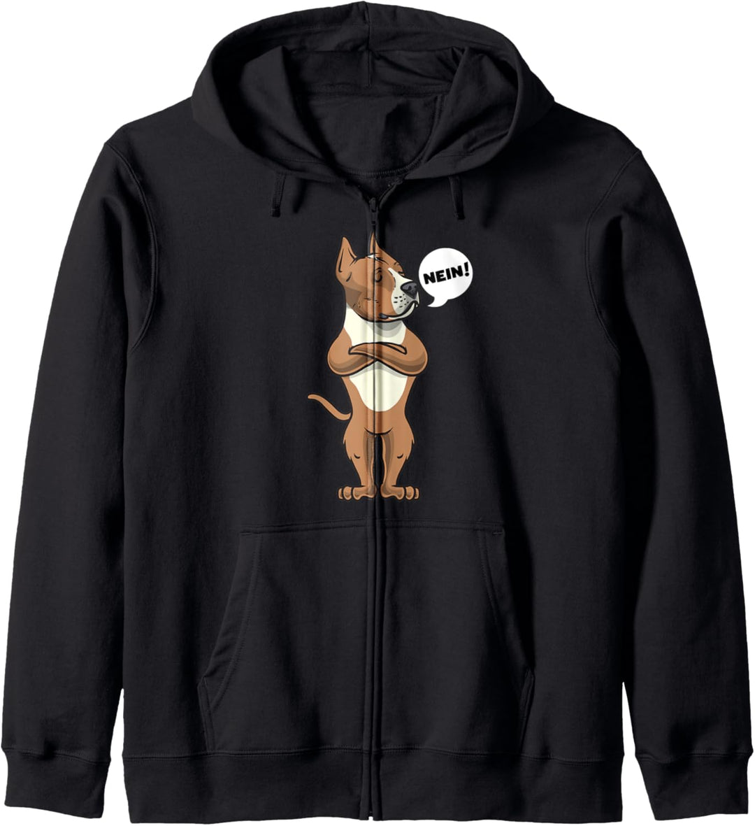 Sturer American Staffordshire Terrier lustig Hund Kapuzenjacke
