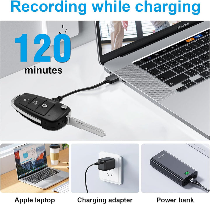 Mini BodyCam, 1080P HD Tragbare Kleine Kamera, MiniBody Kamera mit Nachtsicht/Bewegungsmelder Eingeb
