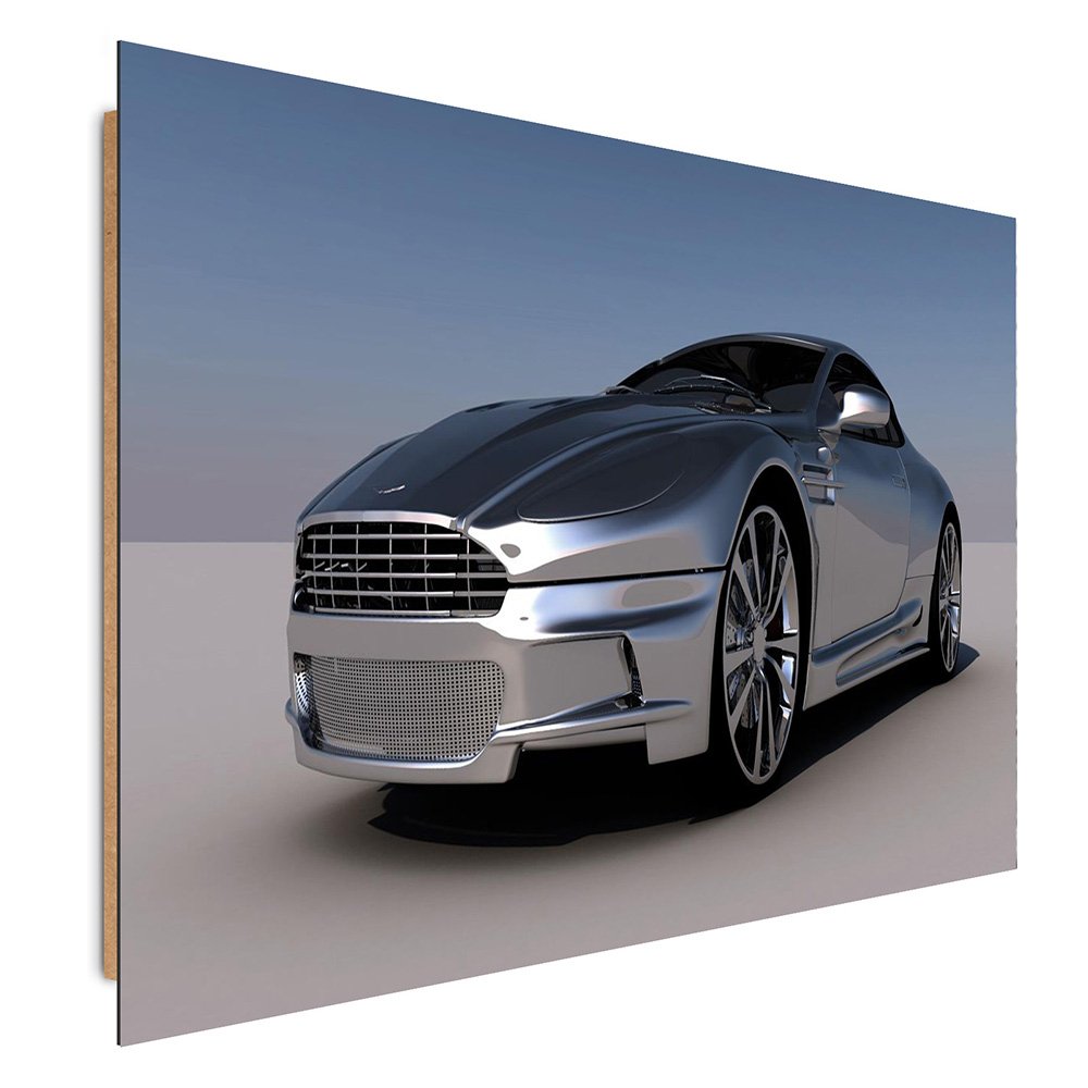 Feeby. Wandbilder - 1 Teilig- 60x80 cm - Bilder Kunstdrucke Deko Panel, AUTO, ASTON MARTIN, AUTOMOBI