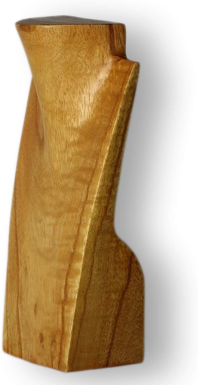 ART-CRAFT Schmuckständer Kettendisplay Schmuckbüste aus Holz Natur 20 cm Natur 20cm, Natur 20cm