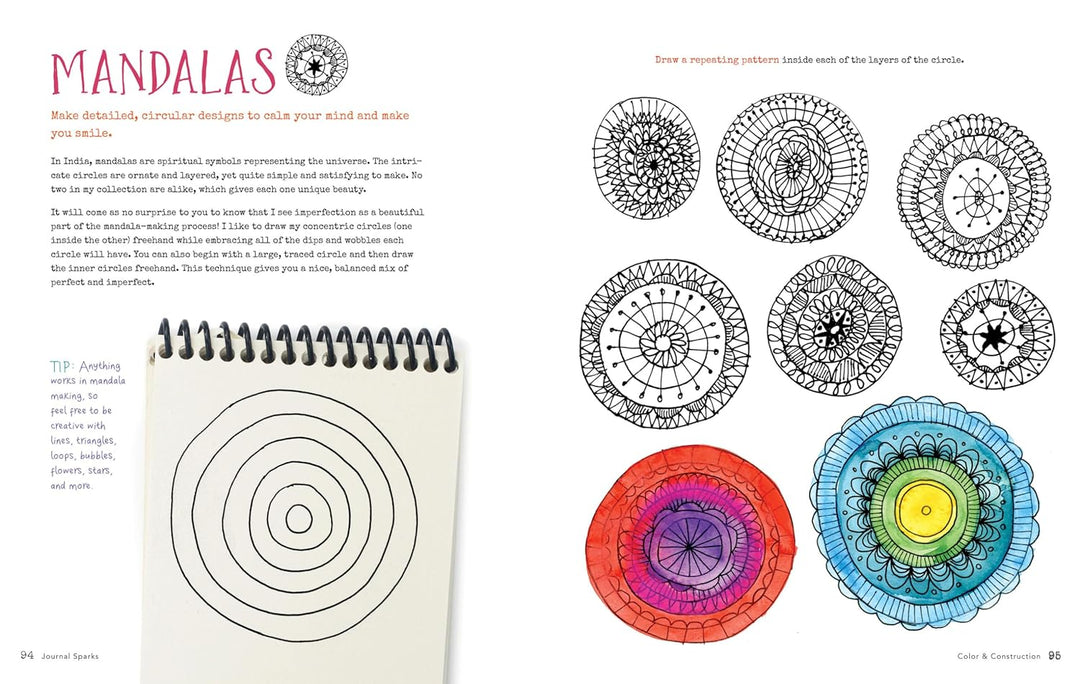 Journal Sparks: Fire Up Your Creativity with Spontaneous Art, Wild Writing, and Inventive Thinking,