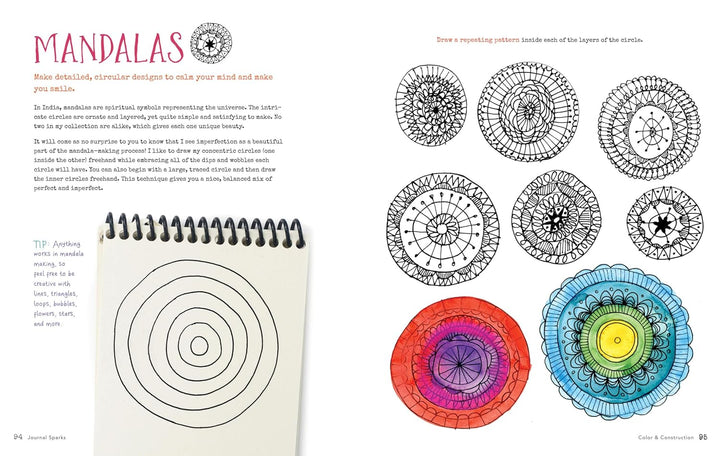 Journal Sparks: Fire Up Your Creativity with Spontaneous Art, Wild Writing, and Inventive Thinking,