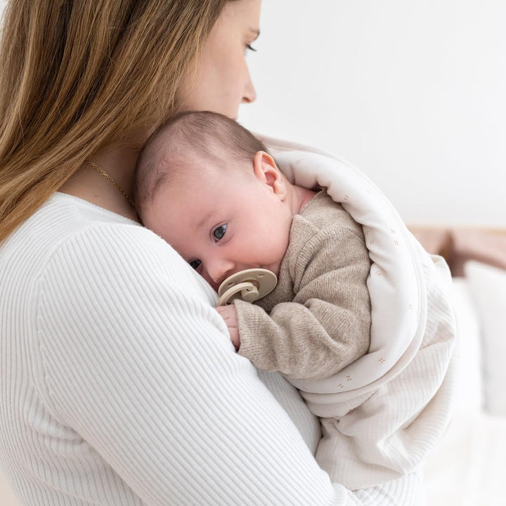 BEMINI Kuscheldecke Pady Tetra Jersey + Softy tog 3 Pudding, Pudding
