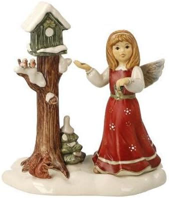 Goebel Weihnachtsdekoration Engelsfigur aus Porzellan hergestellt, Masse: 19.5 cm x 18 cm x 10 cm, 6