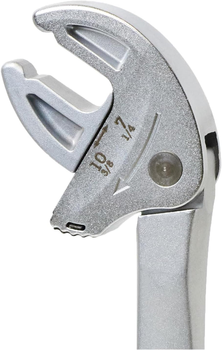 Wera 05020099001 6004 Joker XS Selbstjustierender Maulschlüssel, 7-10 mm (1/4"-3/8") Silber