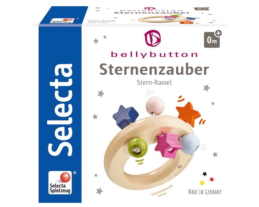 Selecta 64012 Sternenzauber, Greifling - bellybutton, 8 cm Sternenzauber 8 cm, Sternenzauber 8 cm