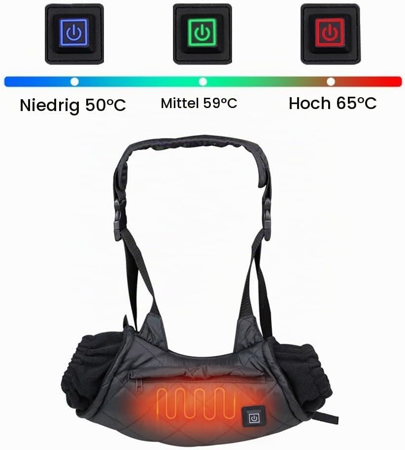 Elektrische Hand Muffs, wiederaufladbar Handwärmer Muff, Tragbare Handwärmertasche Heiztasche mit DR
