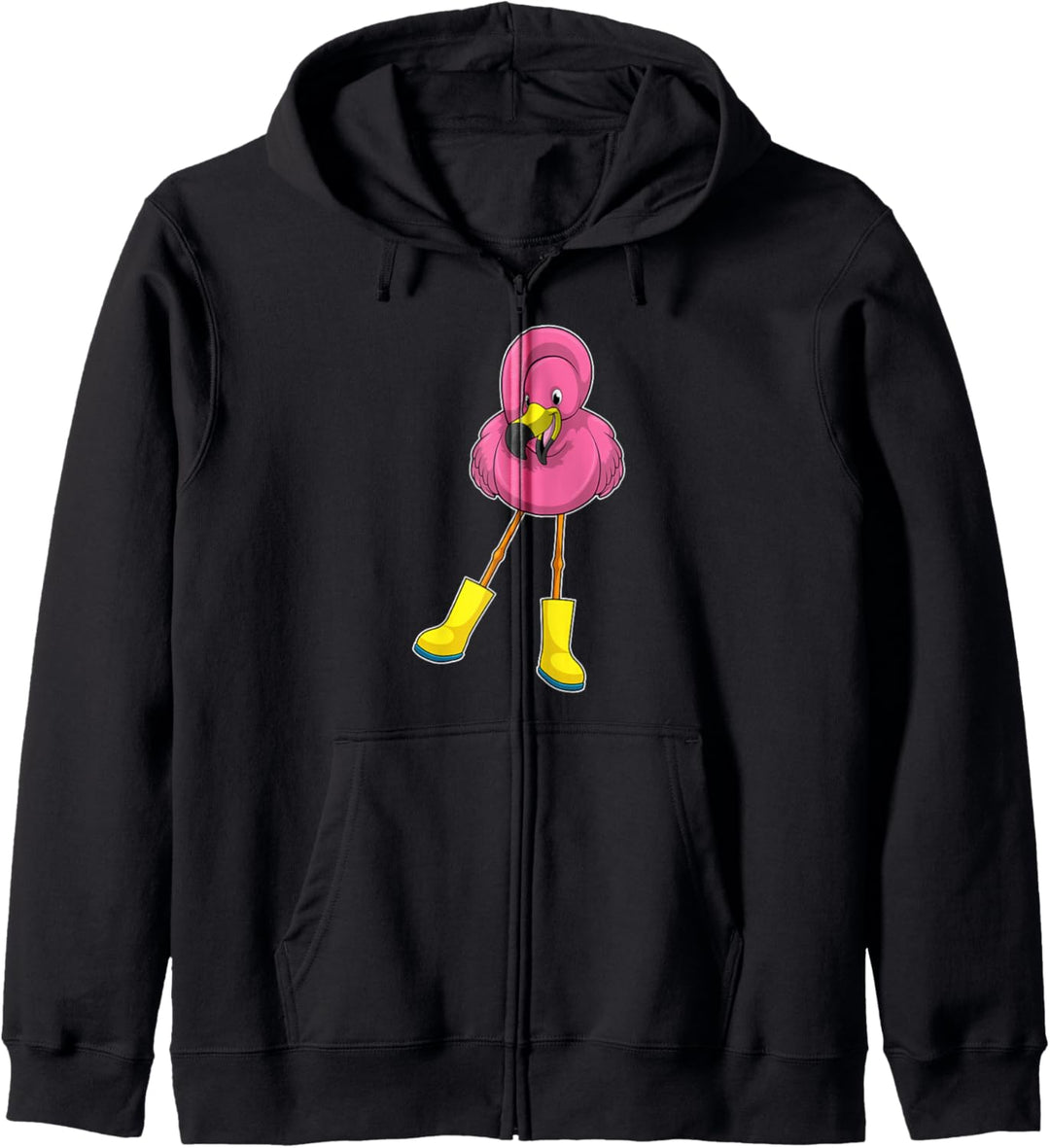 Flamingo Gummistiefel Kapuzenjacke