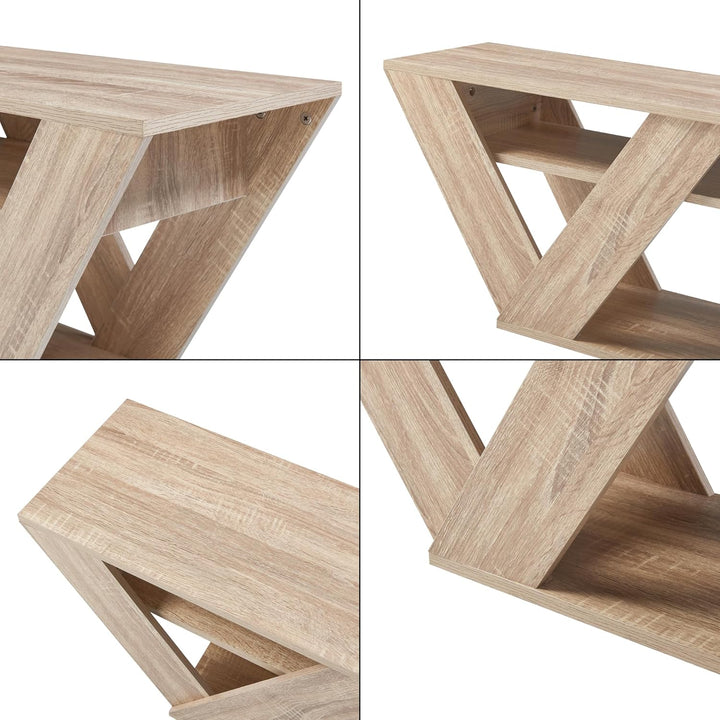 [en.casa] Fernsehtisch Nome TV-Lowboard TV-Tisch Sideboard TV-Ständer mit Ablagen Kommode Fernsehsch