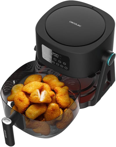 Cecotec Heissluftfritteuse ohne Öl, 4,5 L Air Fryer Cecofry Flip&Grill 4500. 1500 W, 3 in 1: Fritteu