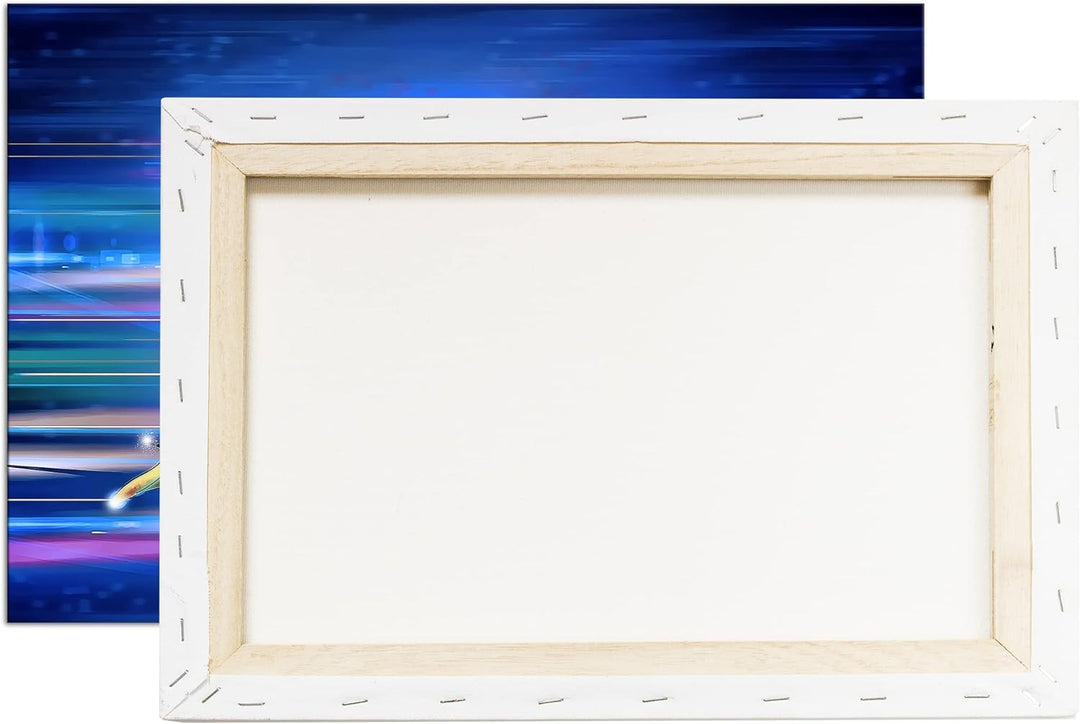 deyoli Geschwindigkeit der Cyber-Suprheldin Format: 80x60 als Leinwandbild, Motiv fertig gerahmt auf