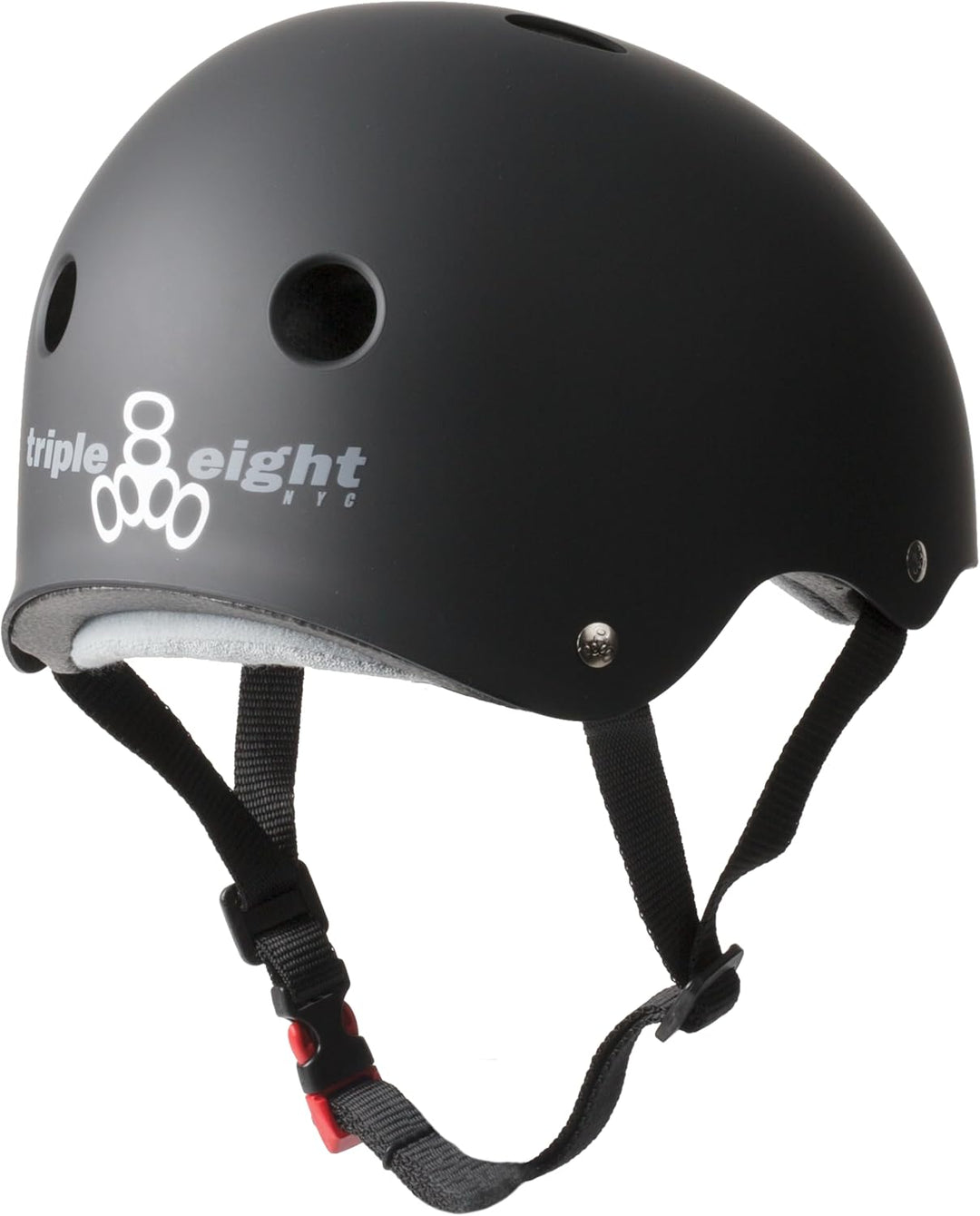 Triple 8 Herren Fahrradhelm Dual Certified Sweatsaver Helmet schwarzer gummi xl/xxl, schwarzer gummi