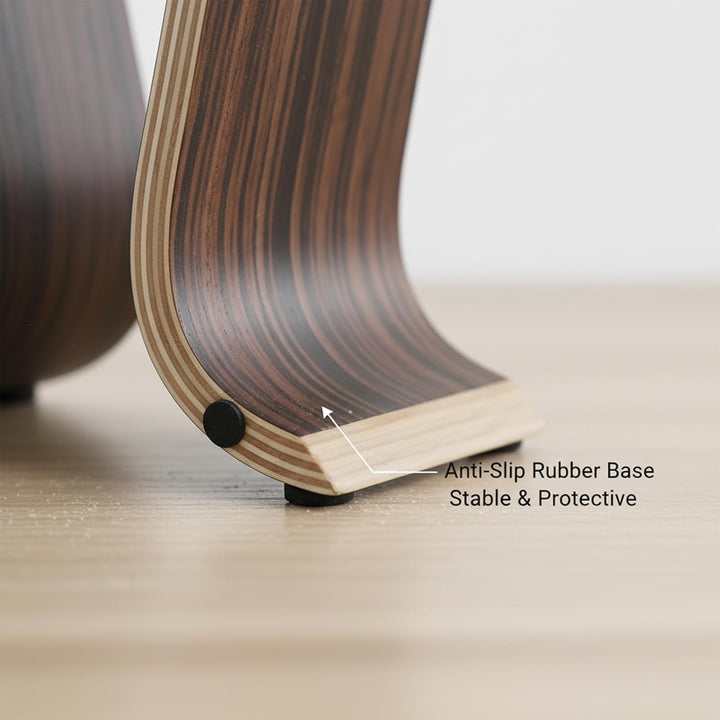 Kopfhörer Ständer Holz, Kopfhörerständer, Kopfhörer Halter, Kopfhörerständer Universal Holz, U Form,