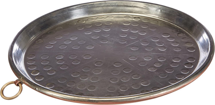 Pentole Agnelli COCU43 / 330 Konischer Kuchen aus verzinntem Kupfer mit Rand, Höhe 2 cm, Durchmesser