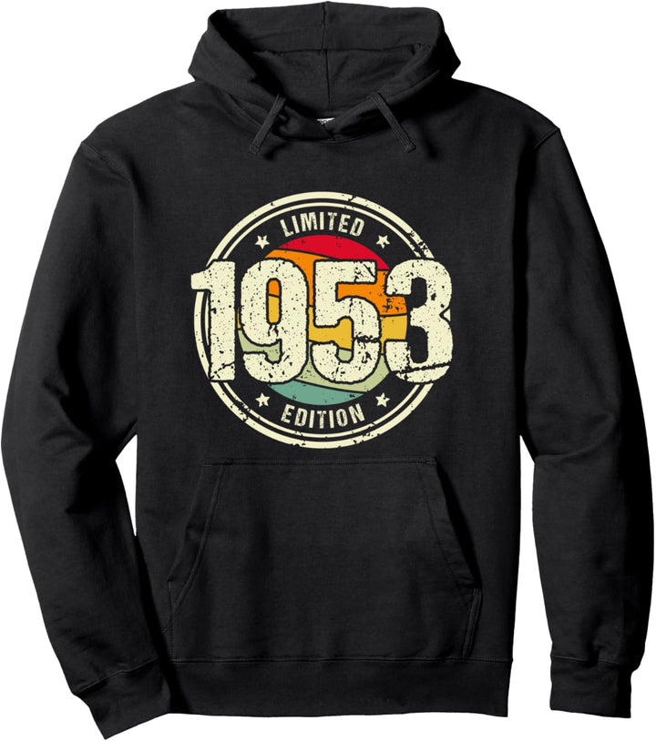 Retro 71 Jahre Jahrgang 1953 Limited Edition 71. Geburtstag Pullover Hoodie