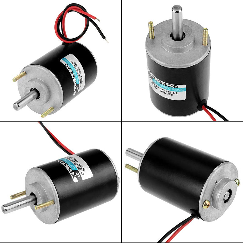 XD-3420 12/24V 30W Permanentmagnet Gleichstrommotor Hochgeschwindigkeits reversibler elektrischer Ge