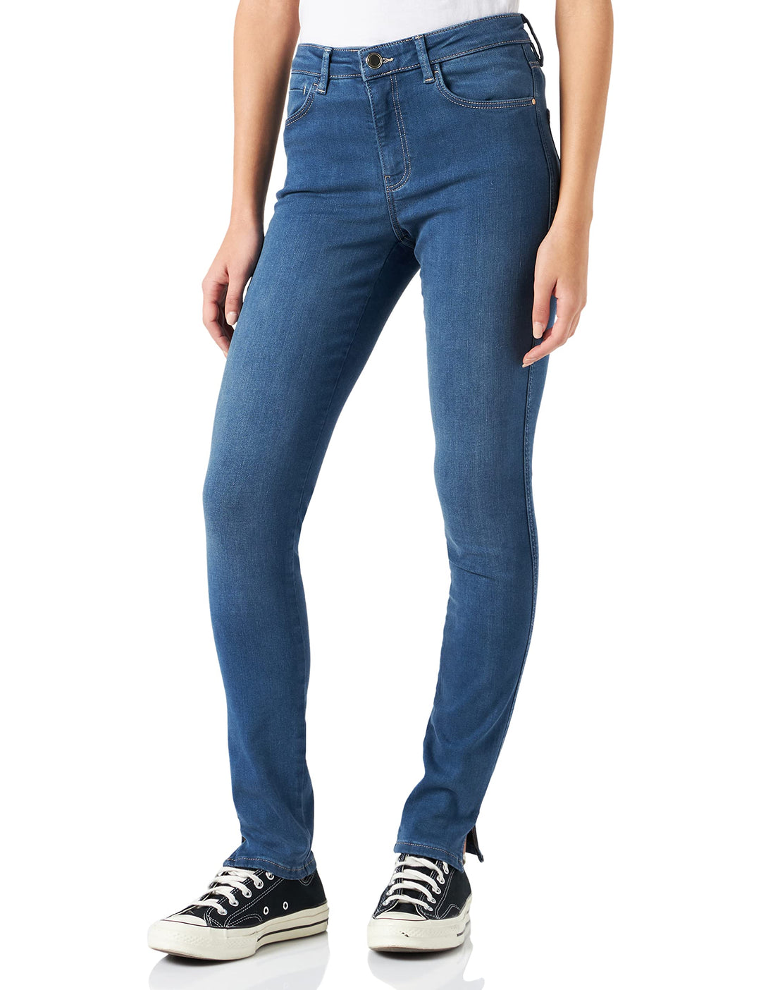 s.Oliver BLACK LABEL Damen 150.10.202.26.180.2110504 Pants 34W / 30L Premium Blue, 34W / 30L Premium