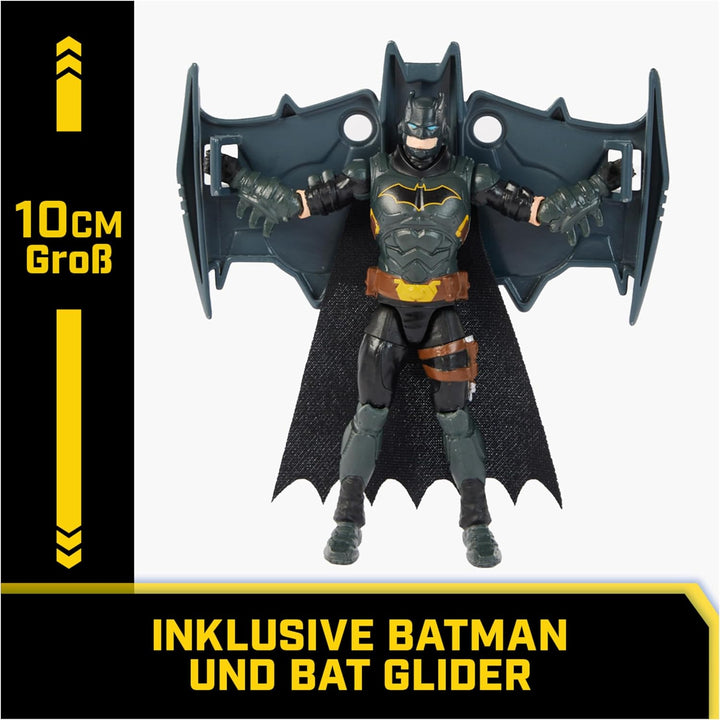 DC Comics - Ultimate Transforming Batmobile mit Batmanfigur (10cm), 1 Pfeil-Katapult, Lichteffekten,