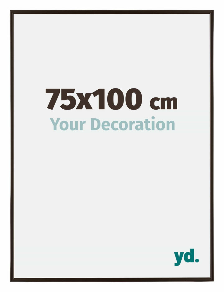 yd. Your Decoration - Bilderrahmen 75x100 cm - Bilderrahmen aus Kunststoff mit Acrylglas - Antirefle