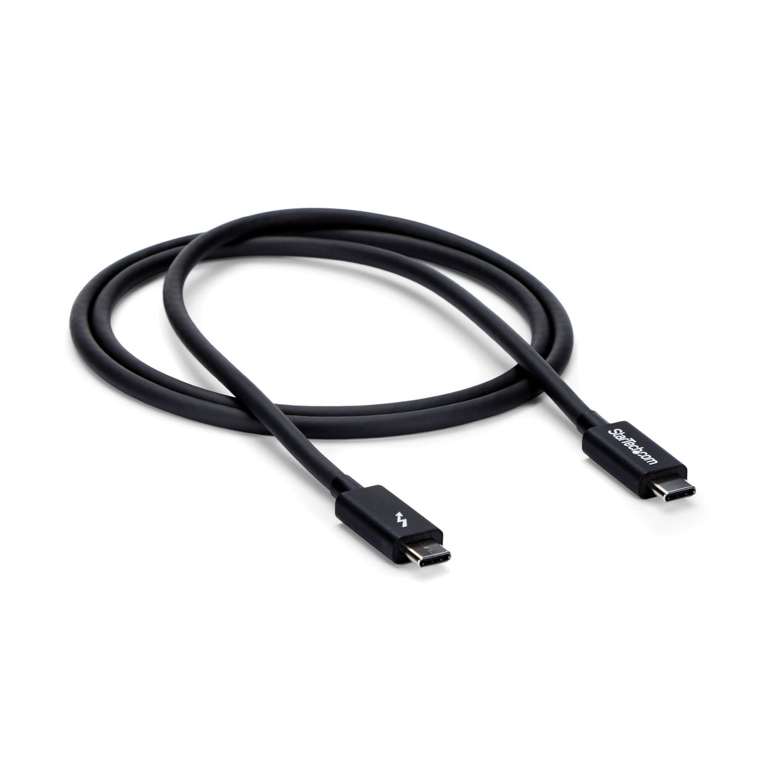 StarTech.com 1m Passives Thunderbolt 3 Kabel, 20Gbps, 100W PD, 4K Video, Thunderbolt Kabel, Kompatib