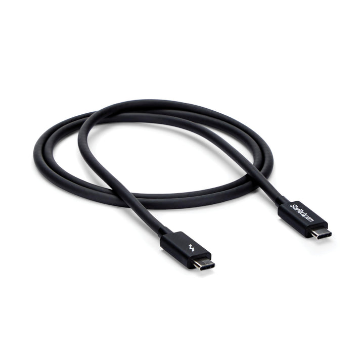 StarTech.com 1m Passives Thunderbolt 3 Kabel, 20Gbps, 100W PD, 4K Video, Thunderbolt Kabel, Kompatib