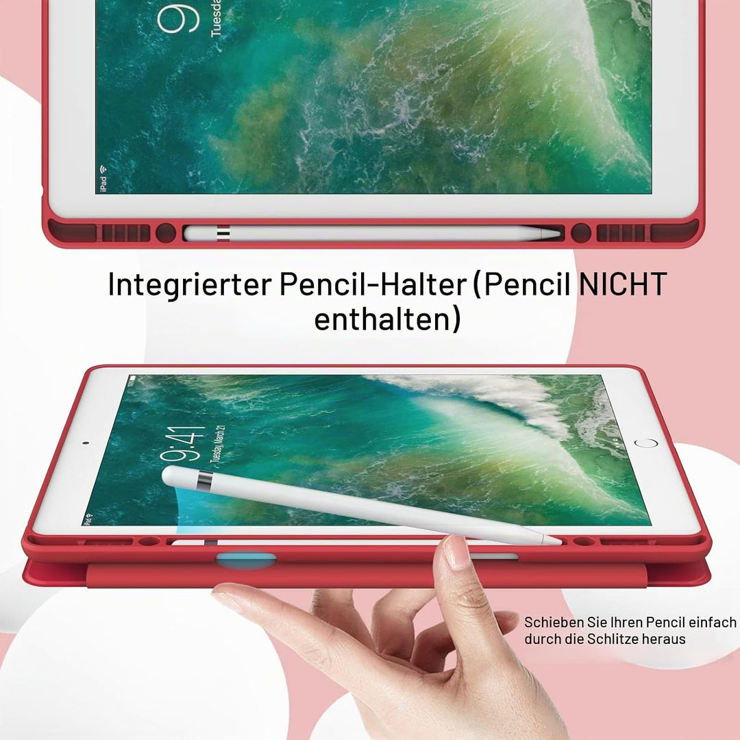 JETech Hülle für iPad Pro 12,9 Zoll (Modell 2015/2017, 1./2. Generation) mit Stifthalter, Dünne Tabl