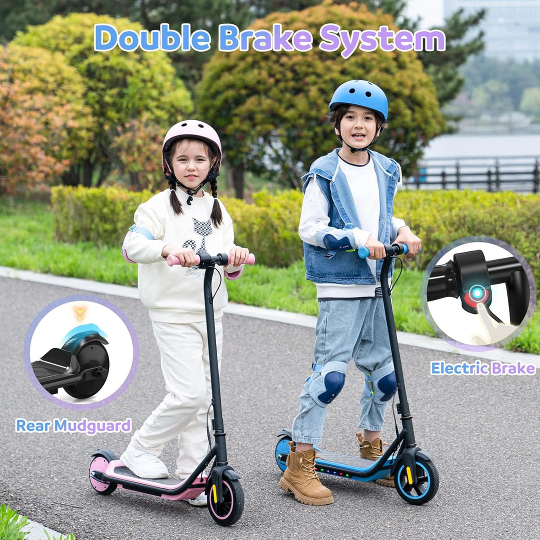 EVERCROSS Elektroroller für Kinder, 7" Leichter Elektroroller für Kinder 6-12 Jahren, Elektroscooter