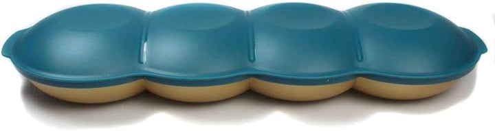 Tupperware Allegra Perle türkisgrün Gold Servierschale Servierschalenquartett