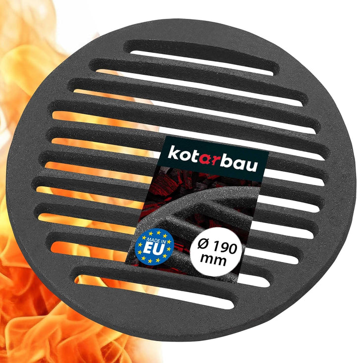 KOTARBAU Kaminrost Ø 19 cm Rundrost Ascherost Kaminofen Tafelrost Rost Ofengitter Kamin Ersatzteile