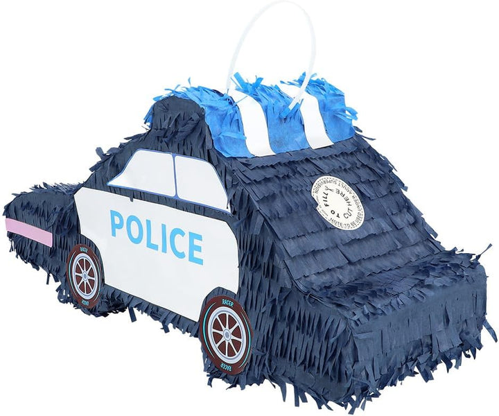 Boland 30970 - Pinata Polizei Auto, 56 x 23 cx 18 cm, Hängedeko, Dekoration für Geburtstag, Mottopar