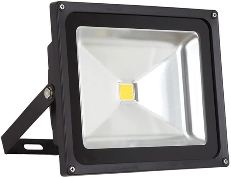 5x 50W LED Fluter Strahler Gartenlampe Kaltweiss Licht mit Silbergrau Aluminium Gehäuse Wasserdicht