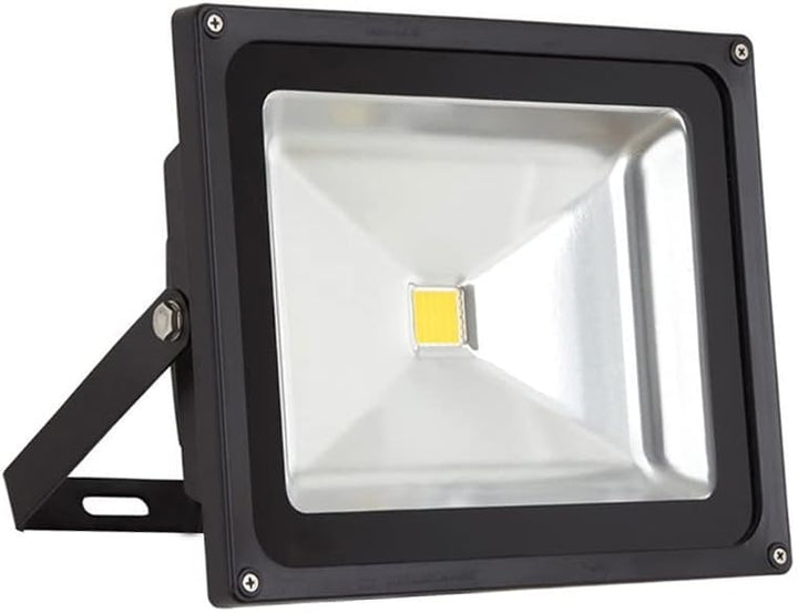 5x 50W LED Fluter Strahler Gartenlampe Kaltweiss Licht mit Silbergrau Aluminium Gehäuse Wasserdicht