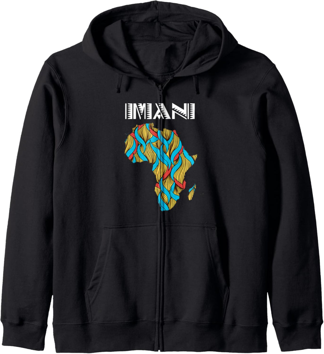 Imani Faith Kwanzaa Urlaub Afrika Einzigartige Geschenkideen Kapuzenjacke