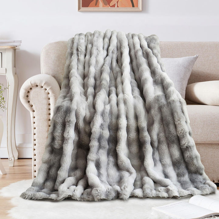 Kuscheldecke Kaninchen Plüsch Decke Super Soft Wohndecke Dick 1000 G/M² Flanell Decke Warme Überwurf