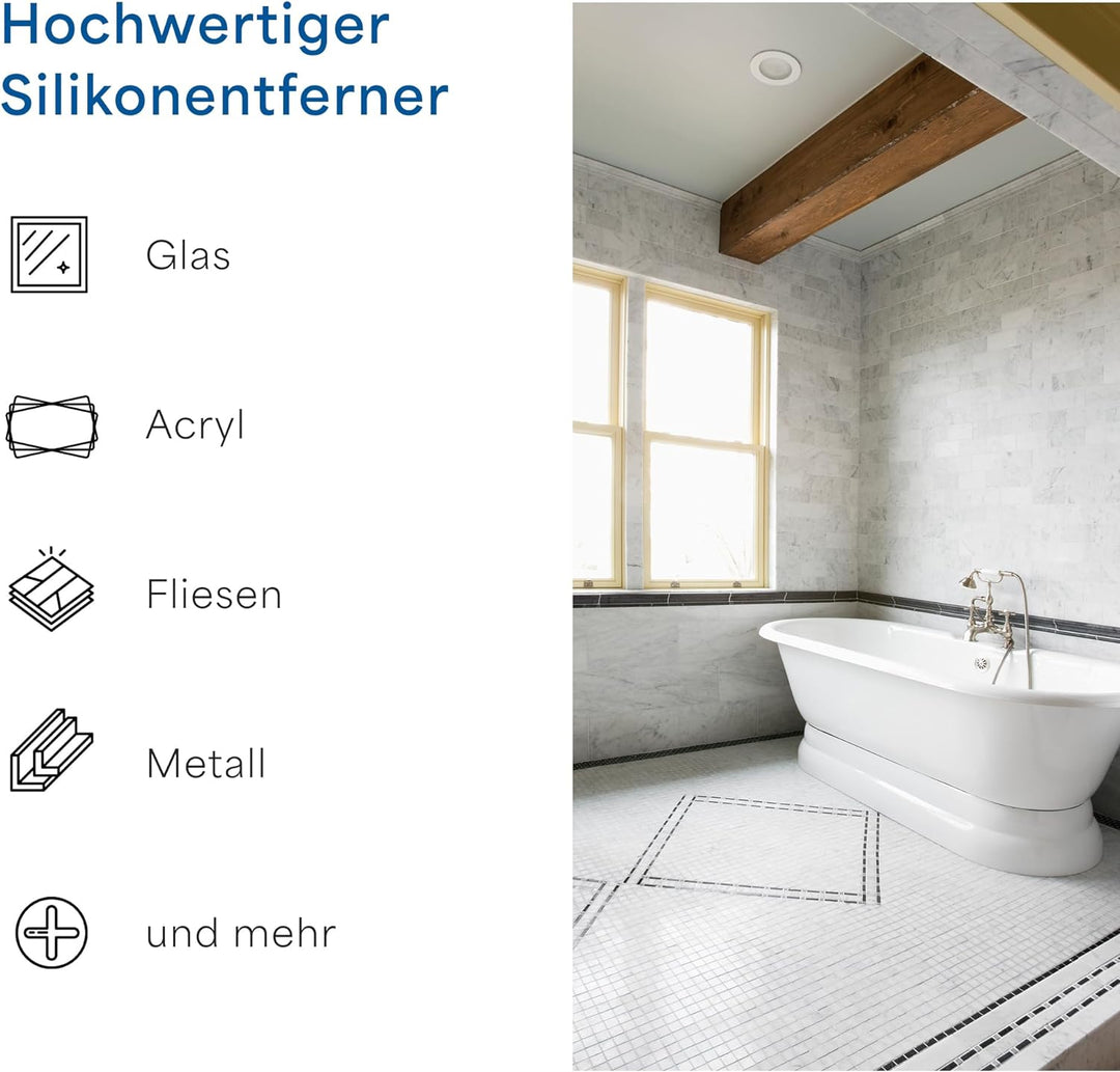 Fugenboy® Profi-Koffer - Silikon Fugenwerkzeug Made in Germany | Enthält Silikon-Entferner, Silikon