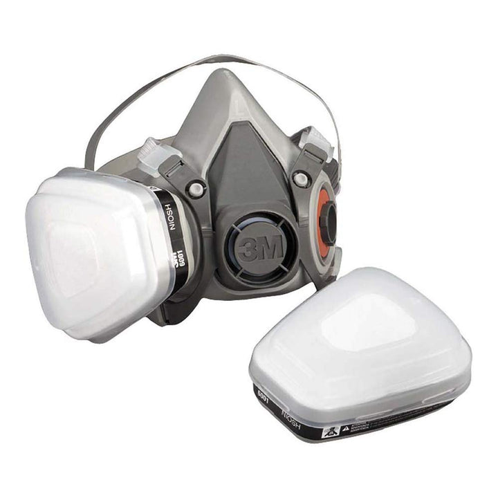 3M 6002 CR Ersatzfilter für Farbspritzarbeiten 6002CR – 1 Filter mit Doppel-Atemventil &amp; Mehrweg-Hal