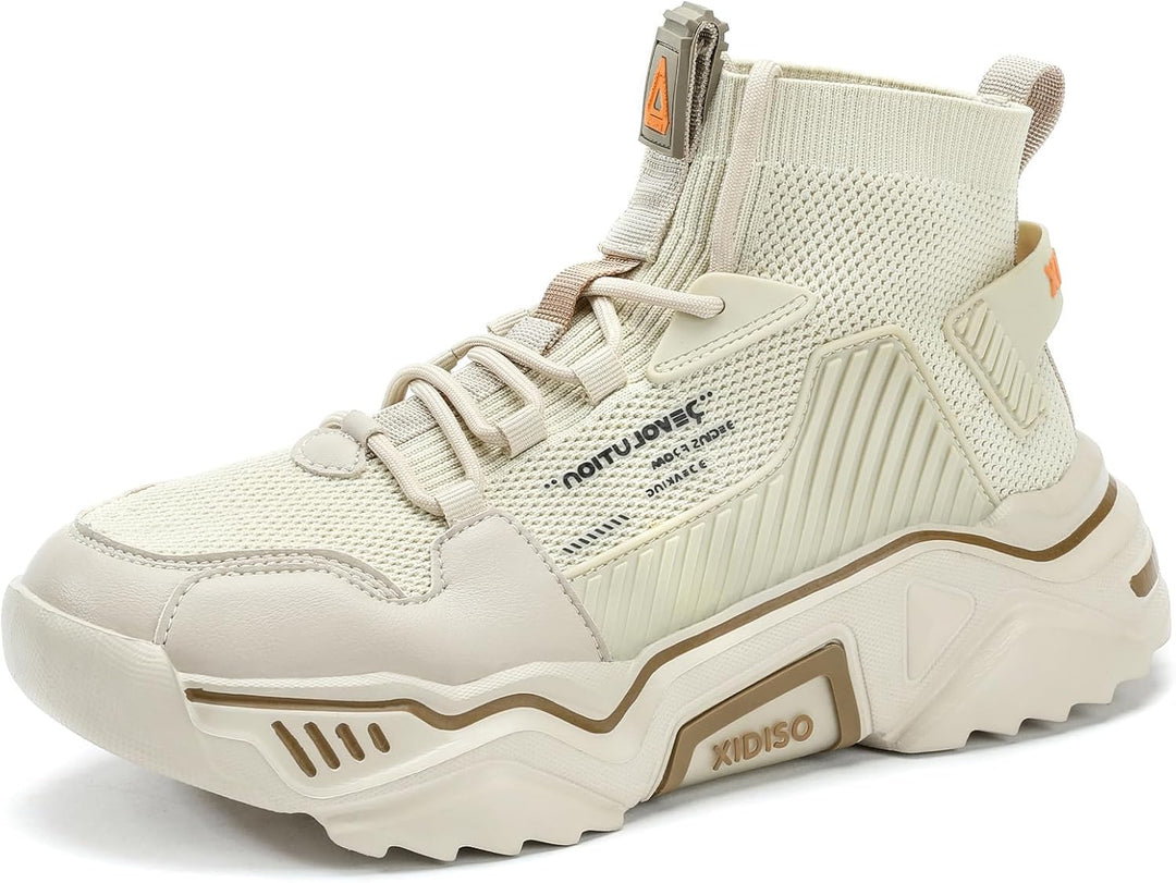 FUSHITON Herren Sportschuhe Turnschuhe Gym Leicht Hohe Schuhe Outdoor Fitnessschuhe Freizeitschuhe S