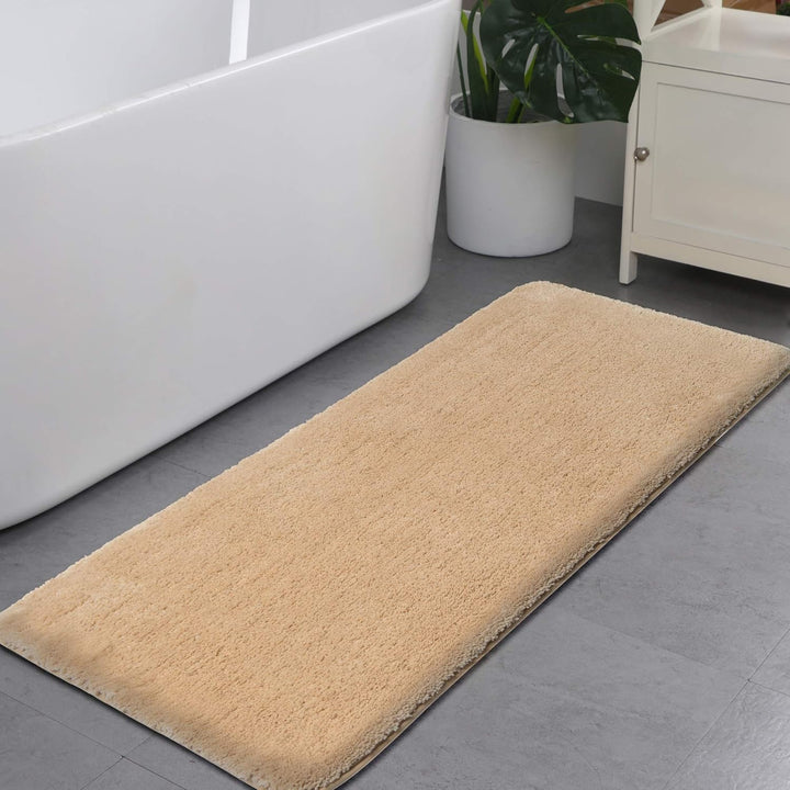 SFLXO Badematte 120cm x 70cm rutschfest-Badvorleger Maschinenwaschbar Anti-Rutsch Badteppich Weich W