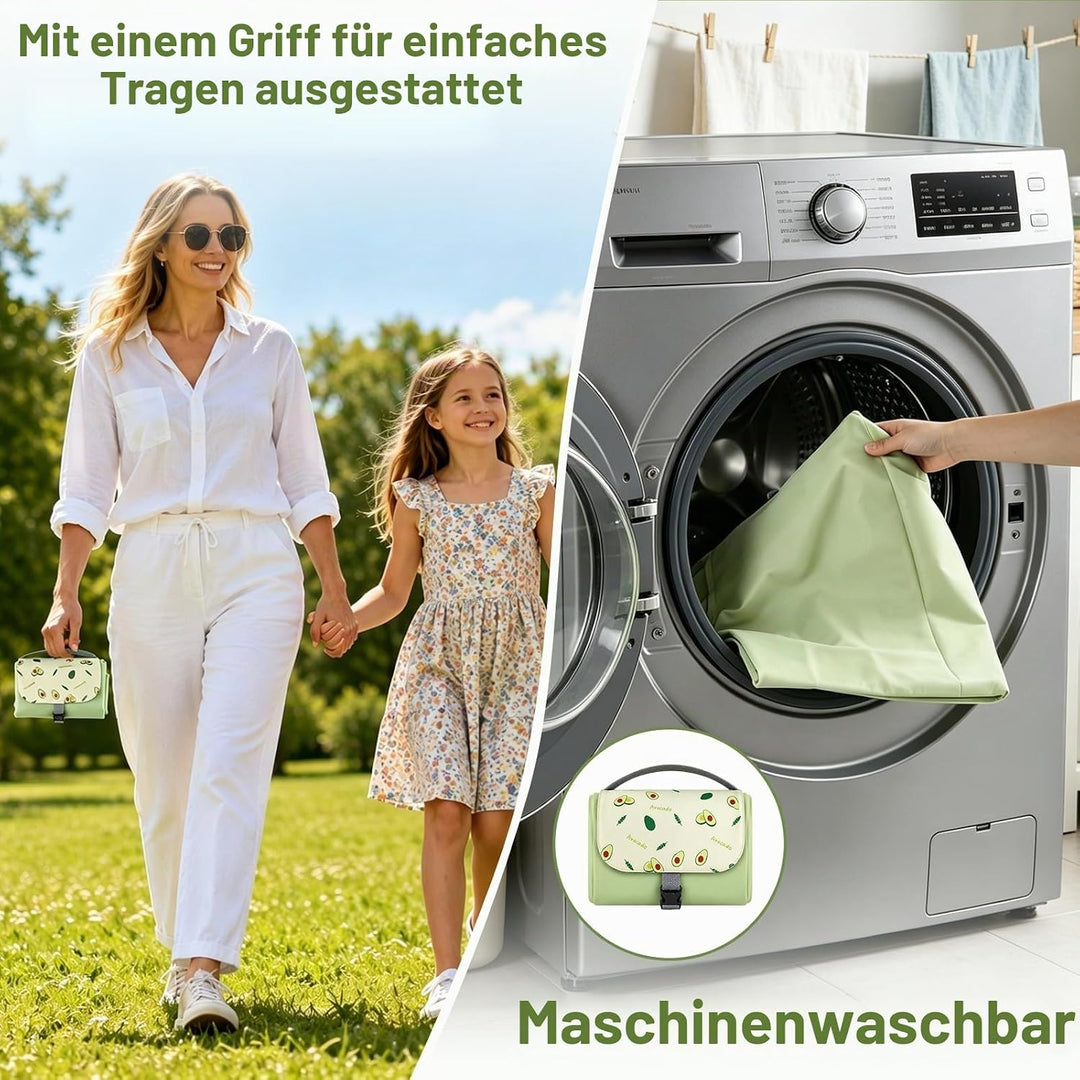 Picknickdecke, Wasserdicht Waschbare Stranddecke, Strandmatte, Sandfeste Stranddecke, Tragbare Stran