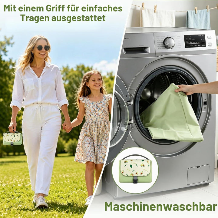 Picknickdecke, Wasserdicht Waschbare Stranddecke, Strandmatte, Sandfeste Stranddecke, Tragbare Stran