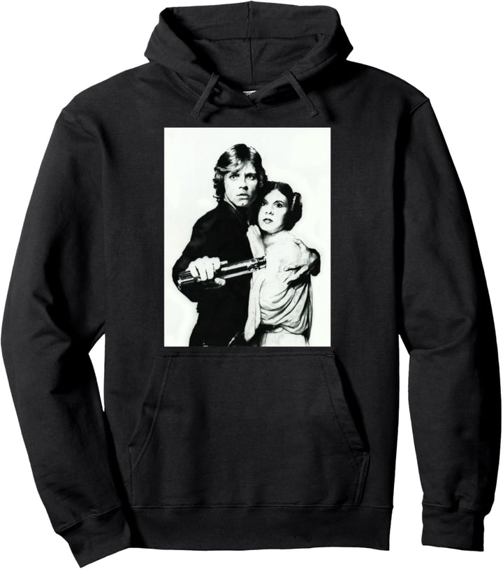 Star Wars Luke & Leia Embrace Photo Pullover Hoodie