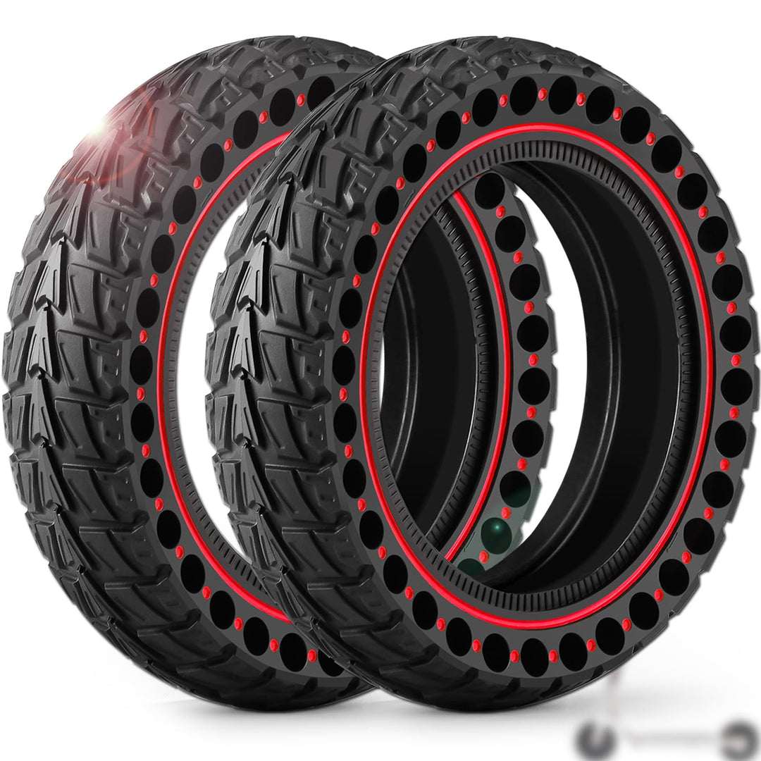 Monuary 2PCS E Scooter Reifen 8 1 2 x2 Vollgummi, 50/75-6.1 Vollgummireifen, Reifen Vollgummi 8,5 Zo