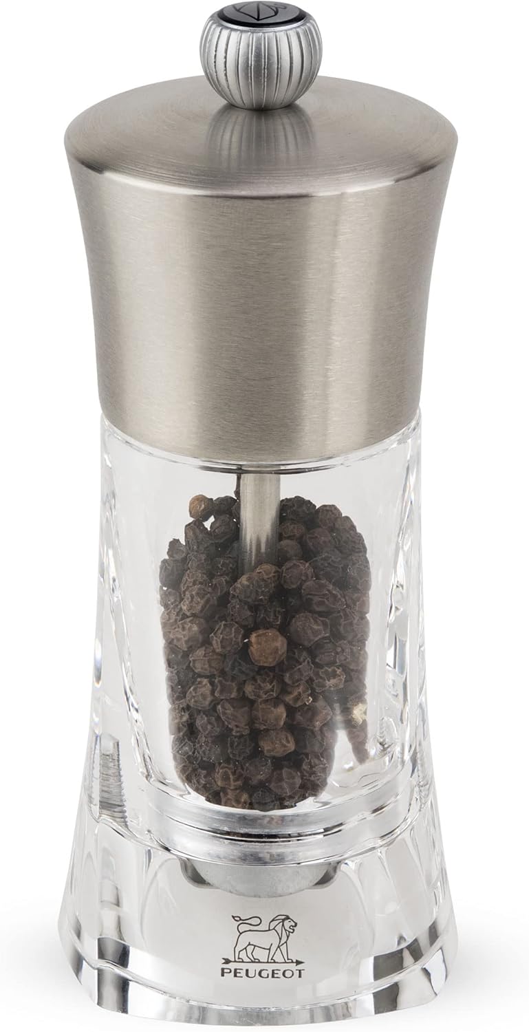 Ouessant Pm 14 Cm Acryl-inox Peugeot 29036 Pfeffermühle, Pfeffermühle