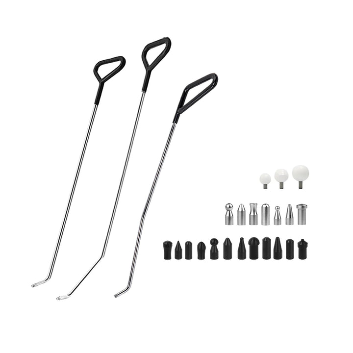 WHDZ Paintless Dent Repair Tools Car Dents Removal Rods Kit with Tips Repair Set for Auto Body Remov